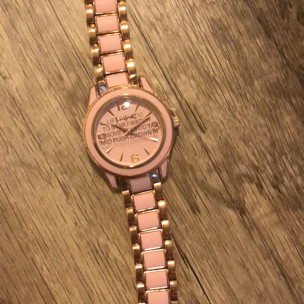 Wildlife by Heidi Klum pink + rose gold watch -NWT